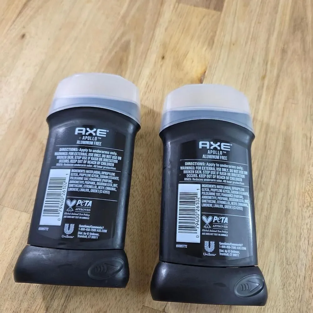 2 pack Axe Apollo Deodorant Grooming Mens Care